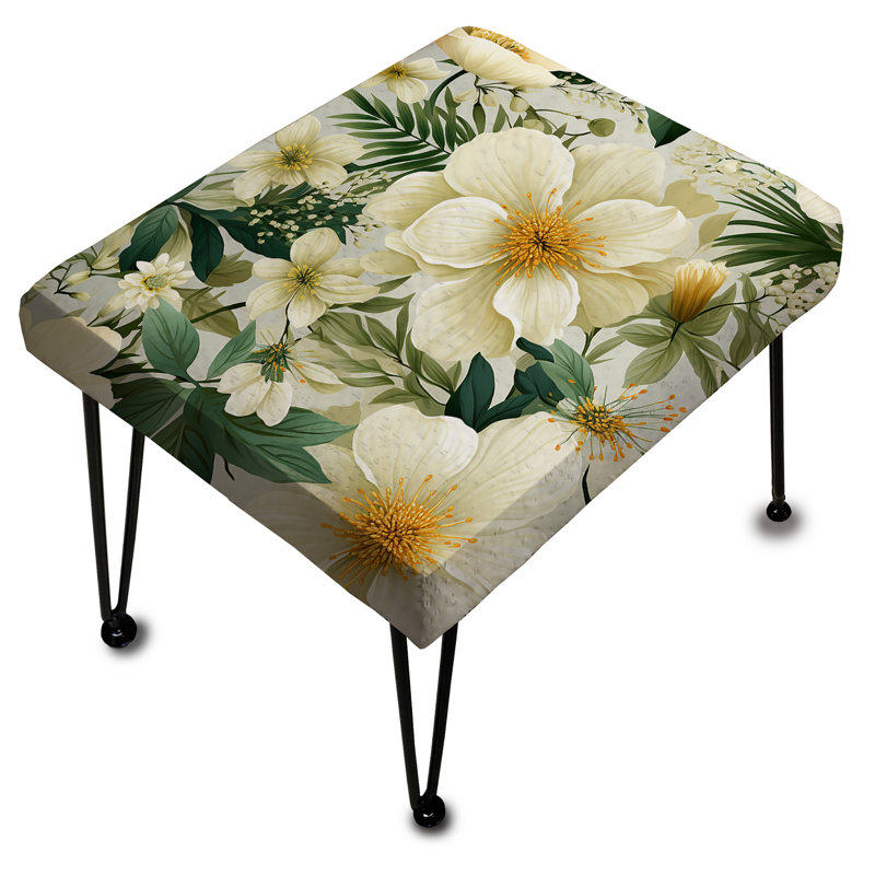 Repose-pieds Boho Botanical Oasis Palm III - Tropical