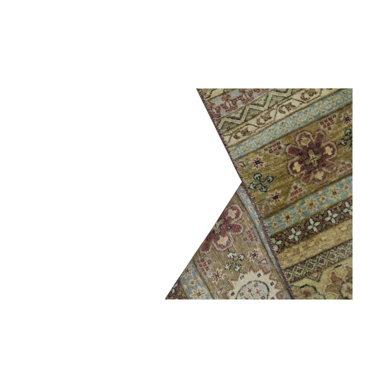 Hand Woven Cotton Striped Area Rug