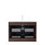 Meuble-lavabo 30 po avec lavabo, meuble-lavabo mural flottant avec 2 tiroirs, lavabo Carrara, sans robinet, pré-assemblé