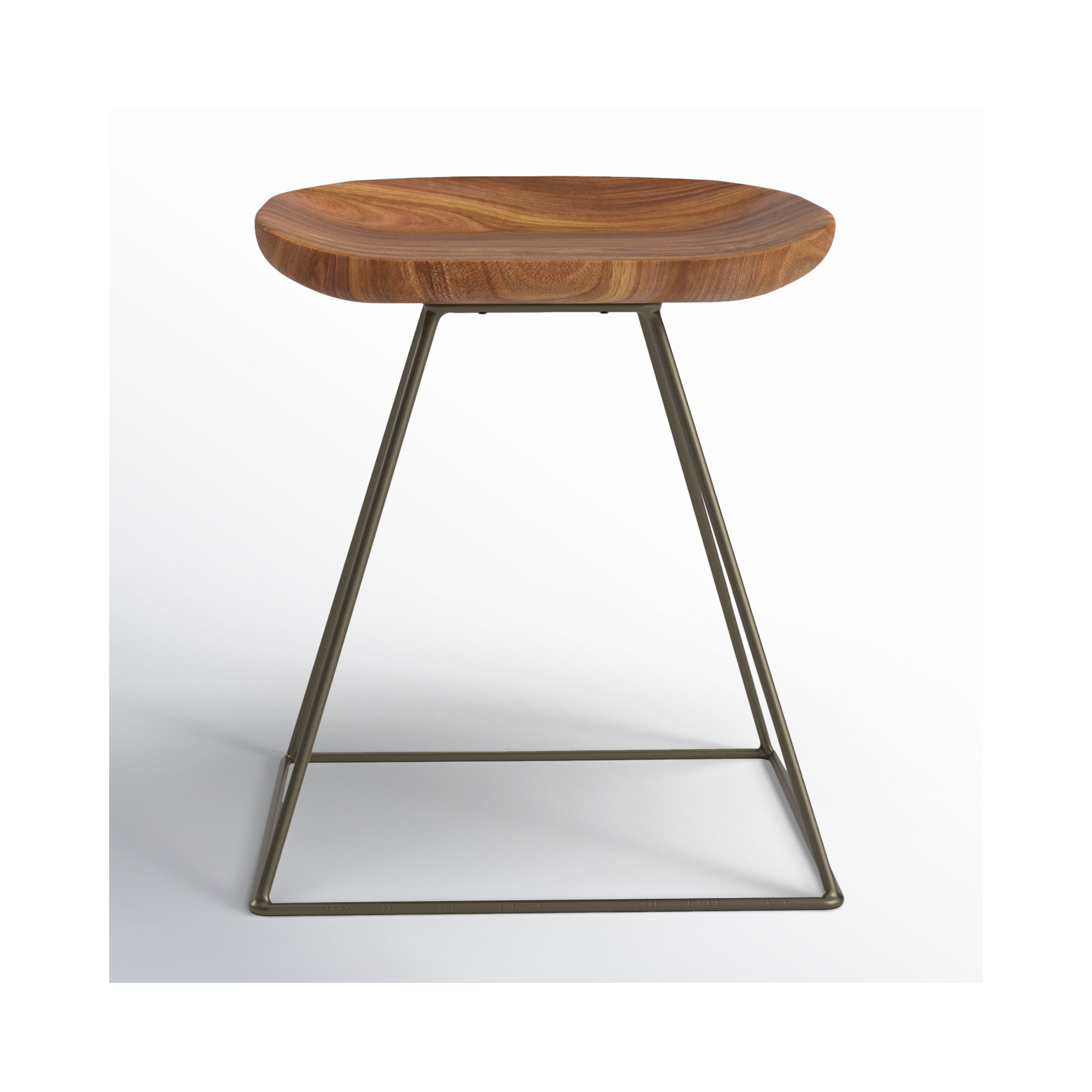 Monticello Solid Wood Accent Stool