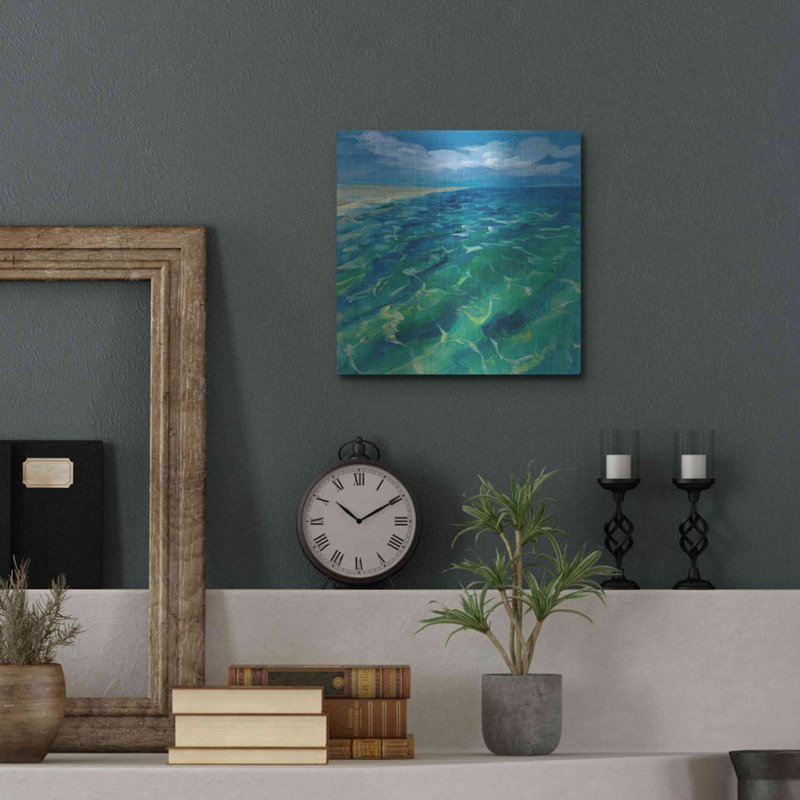 «Sunny Sea Reflections» par Silvia Vassileva, H 12 po x l 12 po