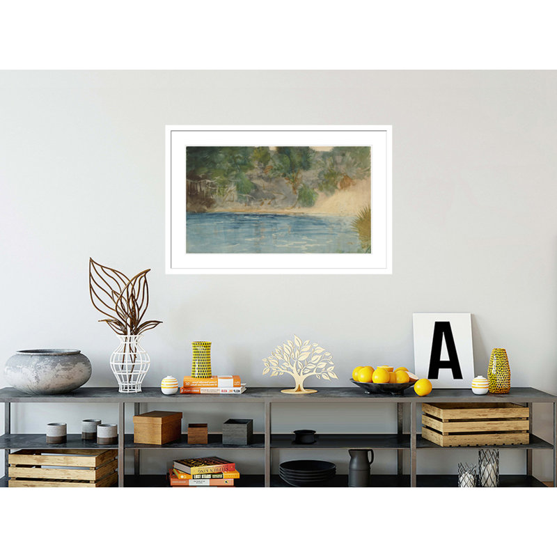 «Blue Spring Florida» par Winslow Homer, impression giclée sur cadre, H 15,01 po x l 21,75 po