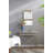 18" X 18" Distressed Silver Square Accent Mirror