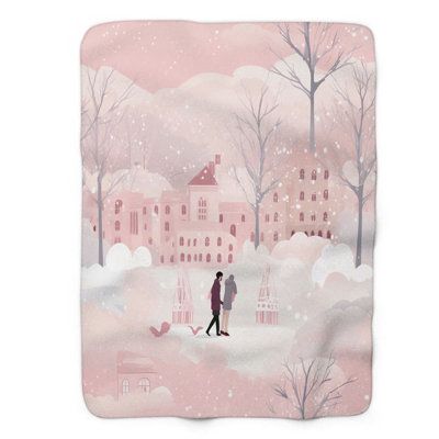 Sweet Hearts - 1 Piece Premium Sherpa Blanket
