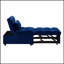 Canapé-lit simple capitonné avec dossier réglable et coussins, méridienne convertible pour une utilisation polyvalente-951436127