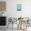  «Blue & Pink Martini», estampe numérique par LSR Design Studio-863831394-863831393