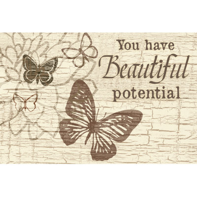 Butter Potential - Wrapped Canvas Print
