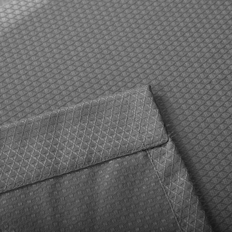 Paire de rideaux obscurcissant avec passe-tringle Ealaf, Gris