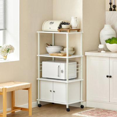 Kassidy 60cm W Shelving Unit with Wheels