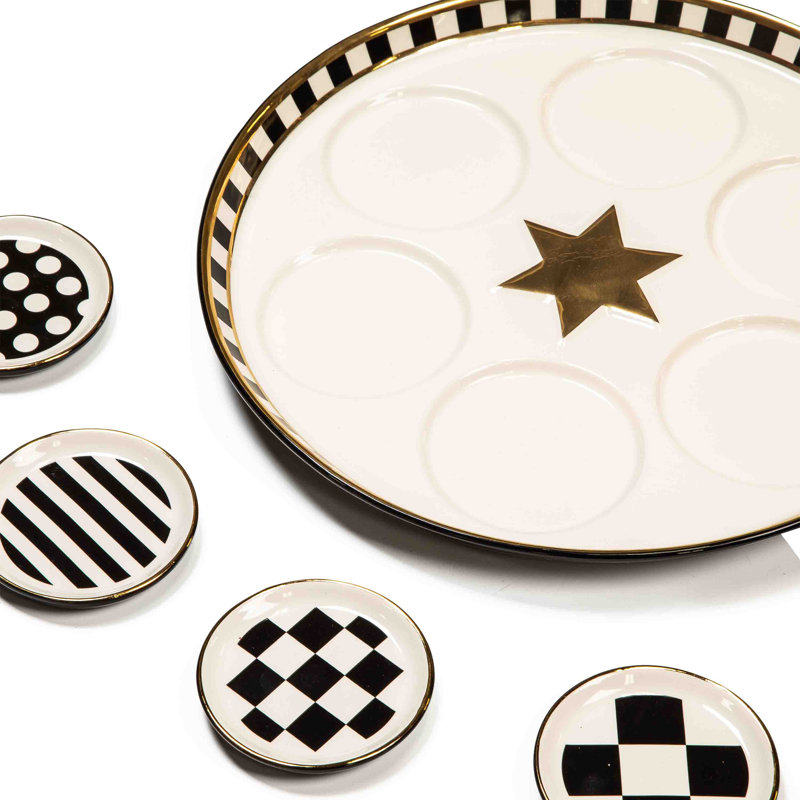 Courtly Seder Plate