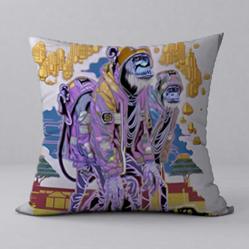 Reversible Throw Pillow