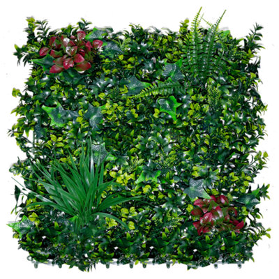 20 Pieces Boxwood Panels – 20"X20" Green Grass Wall, Sun Protected Privacy Screen, Indoor & Outdoor Garden, Backyard Decor by afoxsos