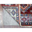 Tapis de couloir rouge en laine noué à la main de conception unique 2 pi 8 po x 8 pi 7 po Fonville