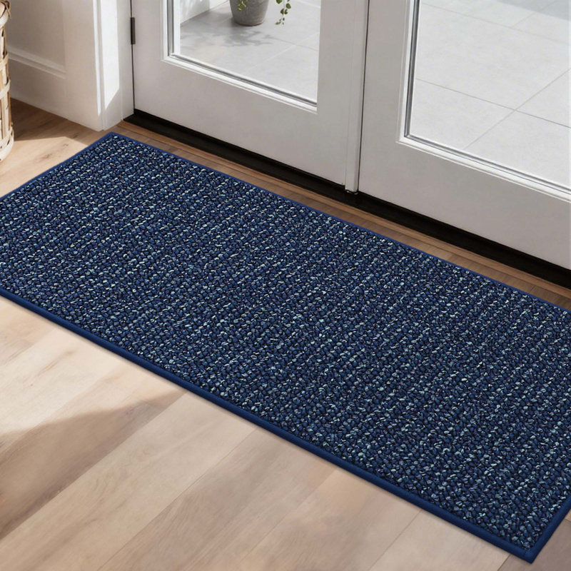 Paillasson Bukvice, Bleu, L 20 po x L 48 po