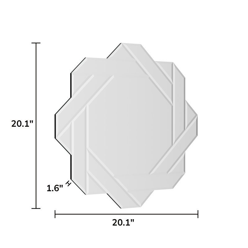 Miroir mural Sommerset, 20 po x 20 po