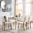 Jennifer Home Upholstered Back Stool with Wood Base for Kitchen-94830795-94830792