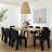 Tov Furniture Cybill Natural Ash Dining Table
