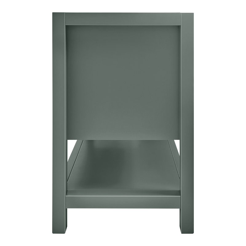 60'' W Single Bathroom Vanity Base, Vintage Green