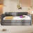 Space-Saving Queen Upholstered Bed With Trundle - USB Charging, Sturdy Frame, No Box Spring-1672724472