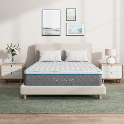Matelas hybride en mousse viscoélastique rafraîchissante