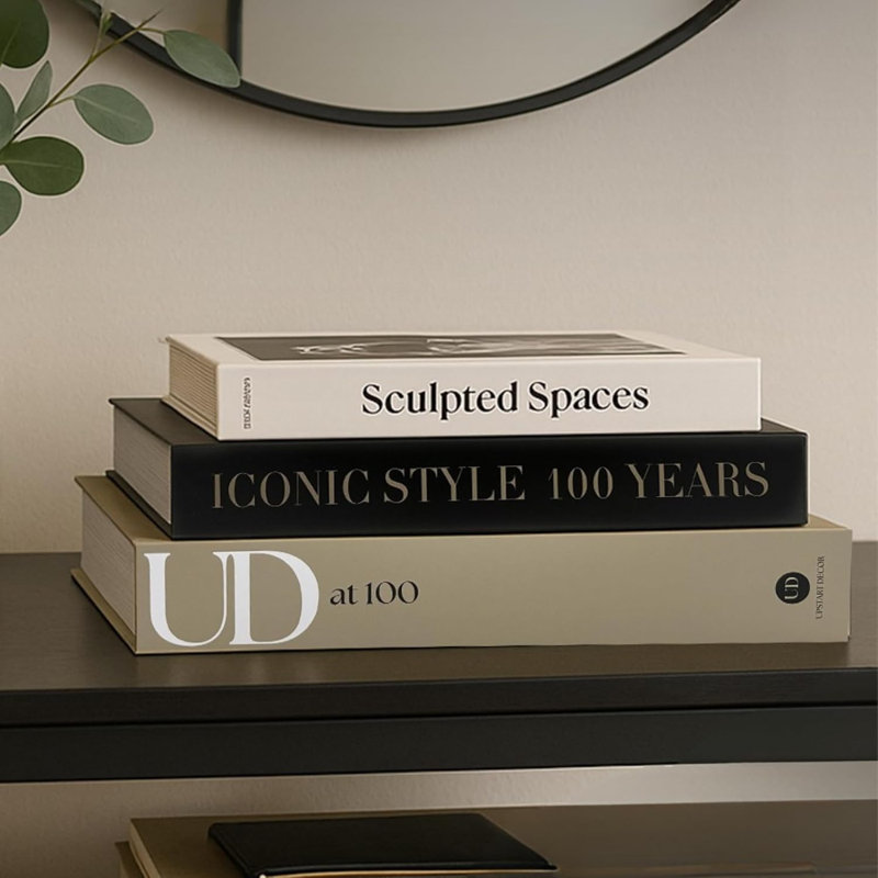 Ensemble de 3 livres décoratifs