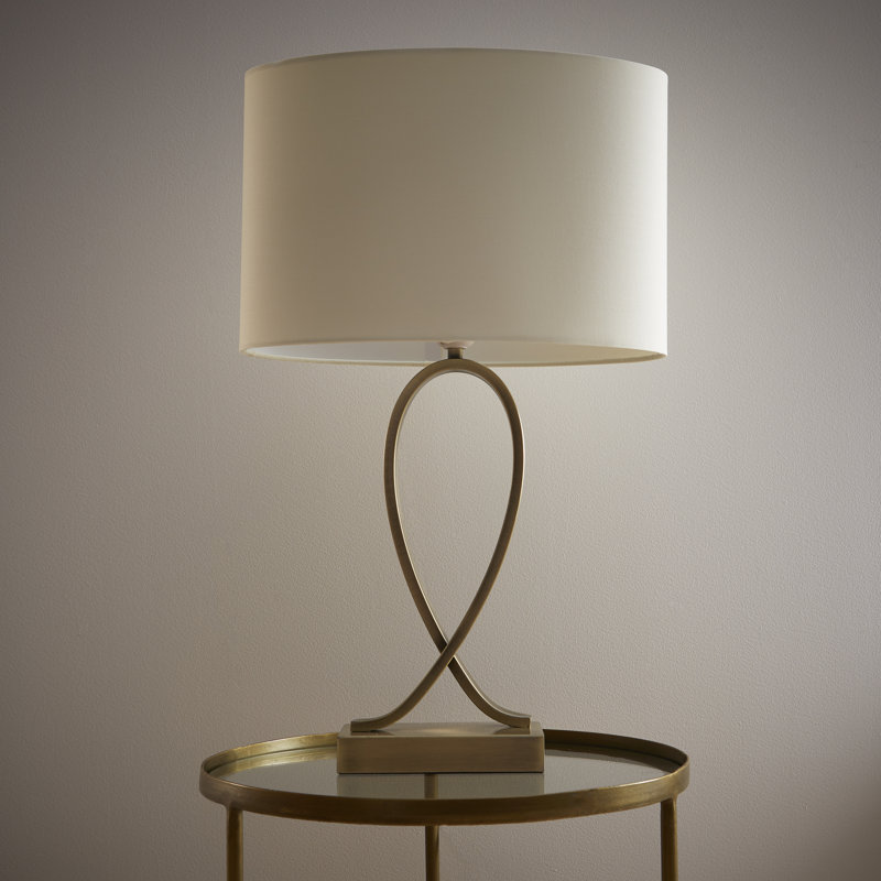 Stuttgart Metal Table Lamp, Antigue Brass