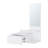 Floating Vanity With Mirror, Wall-Mounted For Space-Saving And Stylish Bathroom Decor.