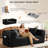 81" Compression Convertible Sleeper Sofa Bed with 2 Pillows, 2 in 1 Pull Out Cloud Sofa Bed, Corduroy Folding Mattress Couch for Living Room Bedroom-1690147733-1686737881