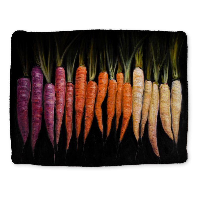Colorful Carrots Braided Polyester Placemat - Rustic Home Decor