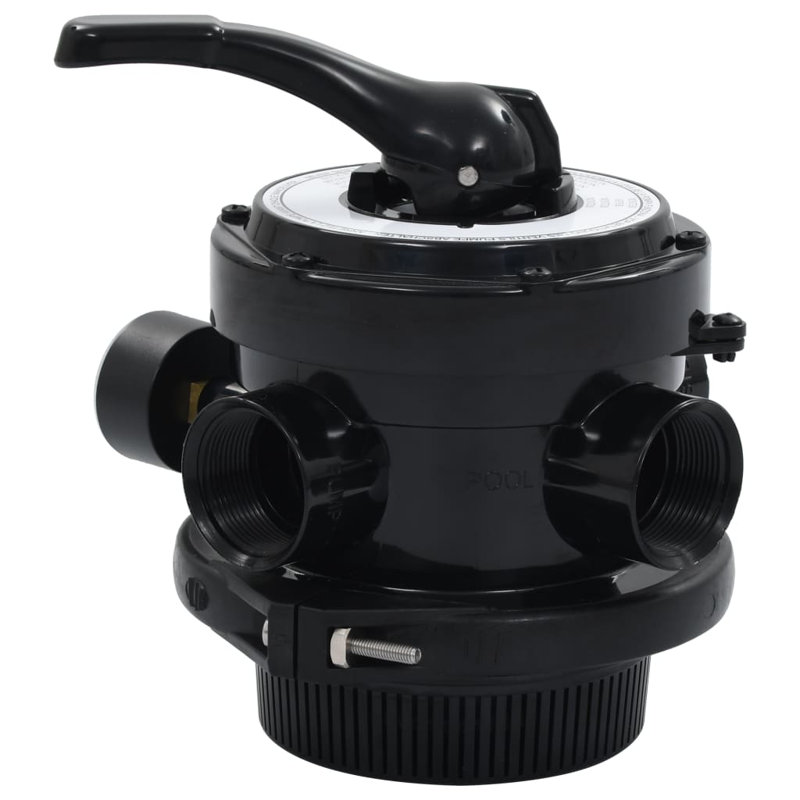 Valve Vidaxl Multiport pour filtre à sable ABS 1,5 po à 4 voies