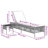  Patio Sun Lounger Grey PE Rattan, Powder-Coated Steel Standard-889671629-889671666