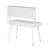 Techni Mobili Study Computer Desk With Storage & Magnetic Dry Erase White Board, White