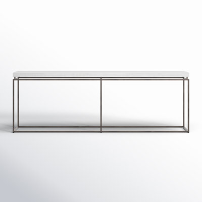 Bilbrook 80'' Solid Wood Top Console Table