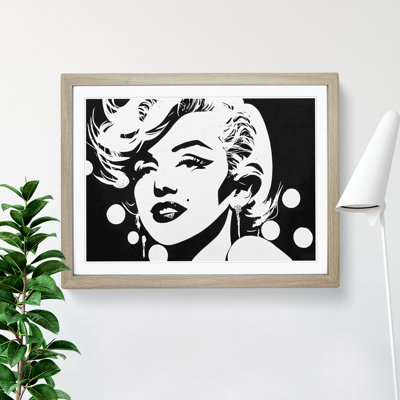 Marilyn Monroe In Monochrome Vol.2 - Single Picture Frame Painting