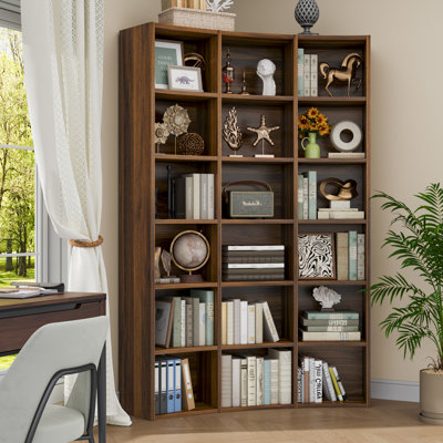 70.9" Tall Corner Bookshelf, 6 Tier Arc Shape Corner Shelf, Freestanding Bookcase For Living Room And Office