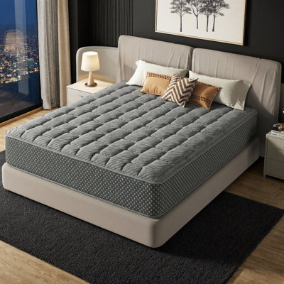 13" Hybrid Mattress Firm Support with Quilted Cooling Cover & Edge Support | CertiPUR-US | USA Made