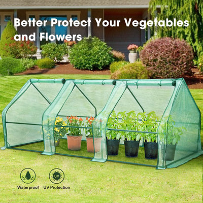 7.8' W x 3' D Hobby Greenhouse