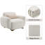 Chaise d'appoint avec pivot, idéale pour le salon ou la chambre à coucher