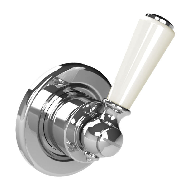 Classic Flow Control, Silver Nickel/White