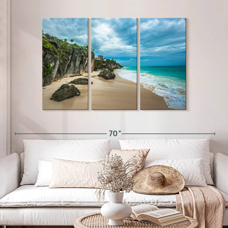 Tulum Gillard Cliffs, 32" H x 50" W