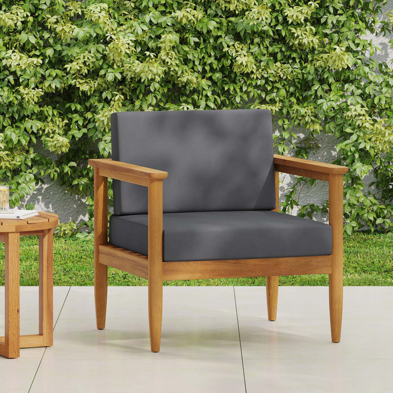 Fauteuil club en bois