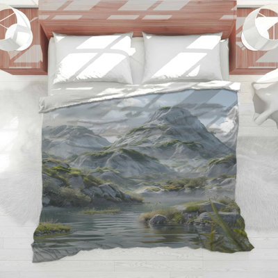 Édredon Mountain River Landscape