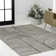 Tapis noir / blanc Anders MidCentury