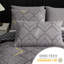 Luxury Double Brushed Microfiber Reversible Duvet Cover Set with Zipper Closure and Corner Ties-122580115