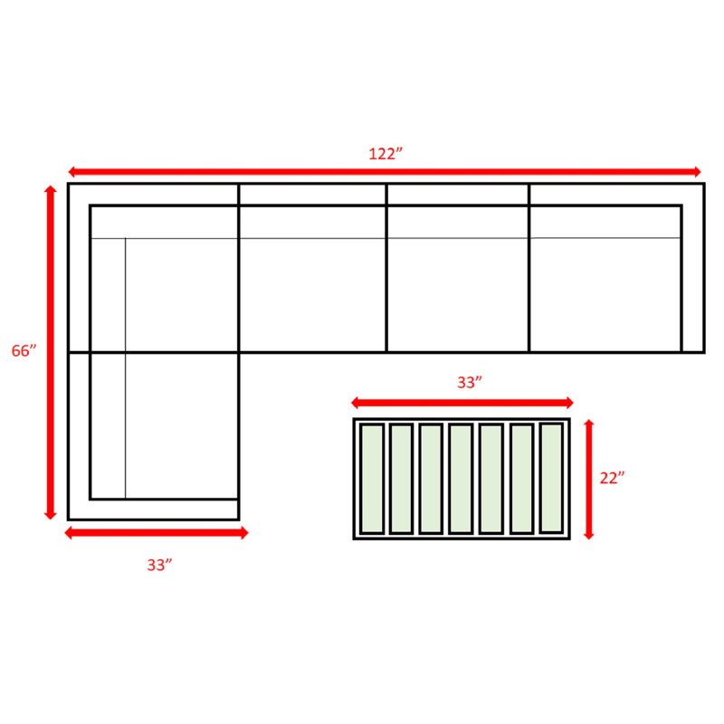 Ensemble de conversation en polyéthylène haute densité (PEHD) pour 4 personnes avec coussins