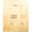 Tapis ivoire / gris noué à la main de conception unique 8 pi 2 po x 14 pi 5 po Keenan
