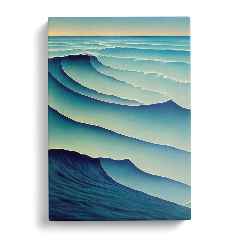 Sea View Abstract Vol.5 - Wrapped Canvas, 76cm H x 50cm W x 3cm D