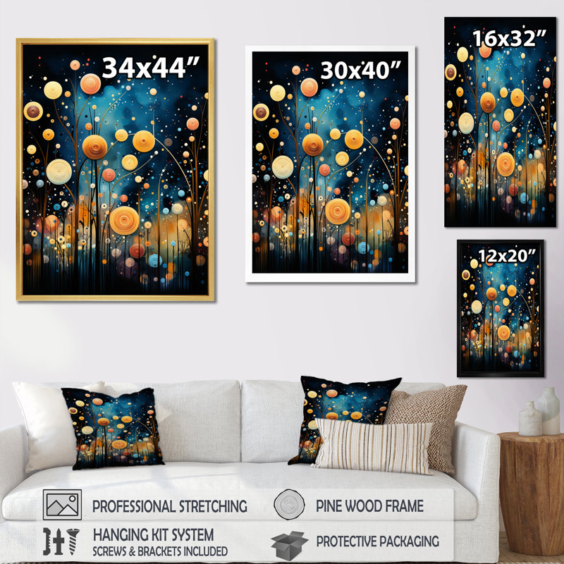 "Blue Odyssey" abstrait bleu sur toile, H 32 po x l 16 po x P 1 po, Toile tendue