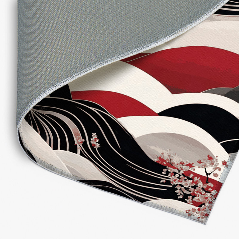 Tapis intérieur et extérieur Petal Radiance, Rectangulaire 3 pi x 5 pi