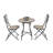 Cai 2 - Person Patio Dining Set Round Table